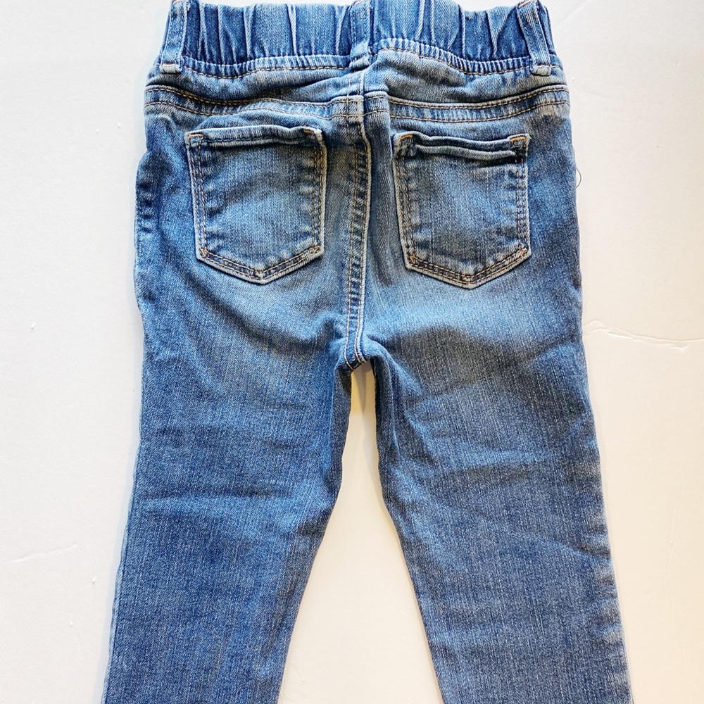 Toddler Girls Washed Denim Jeggings